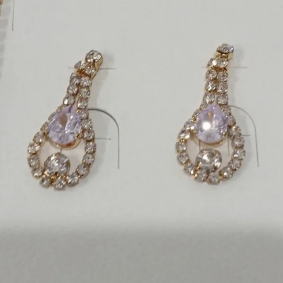 3pcs Rhinestone Princess Necklace Set - Picture 4 of 4